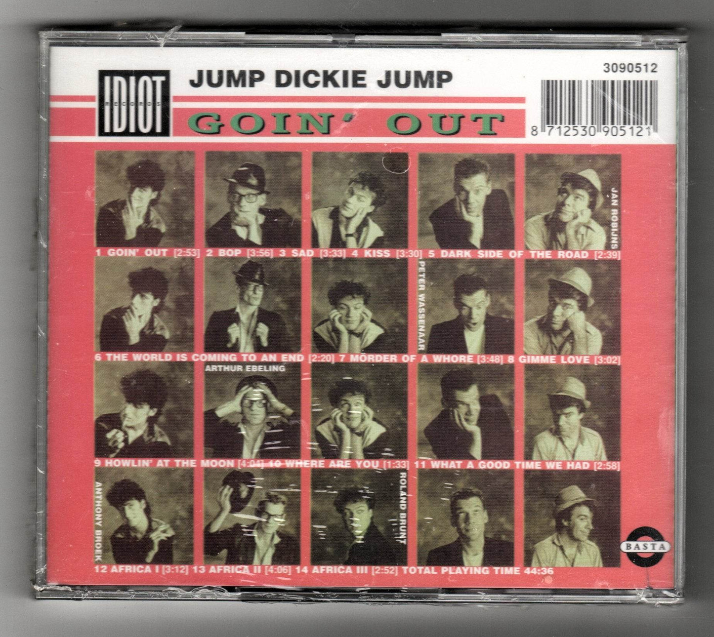 Jump Dickie Jump Goin' Out Netherlands Rockabilly Album CD Basta 1997 - TulipStuff