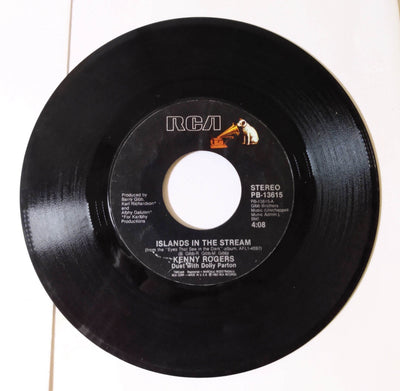 Kenny Rogers Dolly Parton Islands In The Stream 7" 45rpm Vinyl RCA 1983 - TulipStuff