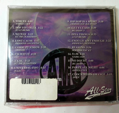 All-Star Music Group Presents The Kraft Compilation Vol 1 Hip Hop CD 1999 - TulipStuff