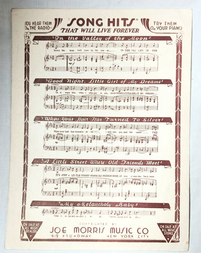La Cucaracha Mexican Cockroach Song Guitar Chords Sheet Music 1934 - TulipStuff