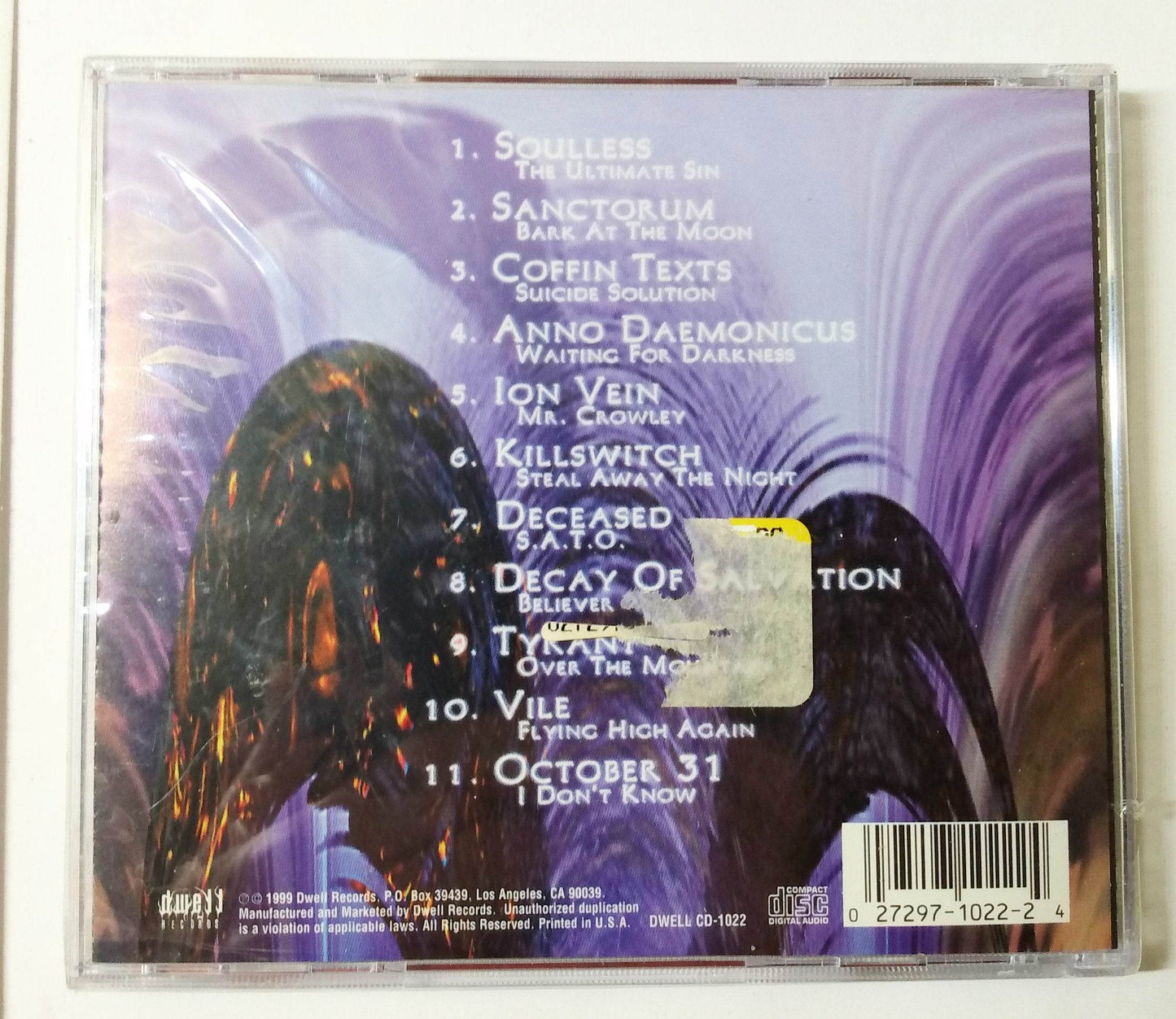 Land Of The Wizard: A Tribute To Ozzy Osbourne Dwell Records 1999 - TulipStuff