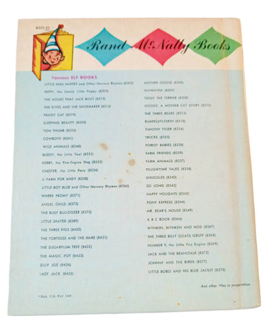 Larry The Canary Ellen Wilkie Rand McNally Elf Book Hardcover 1959 - TulipStuff