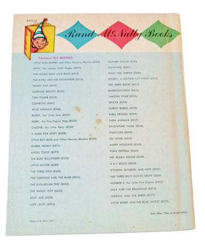 Larry The Canary Ellen Wilkie Rand McNally Elf Book Hardcover 1959 - TulipStuff