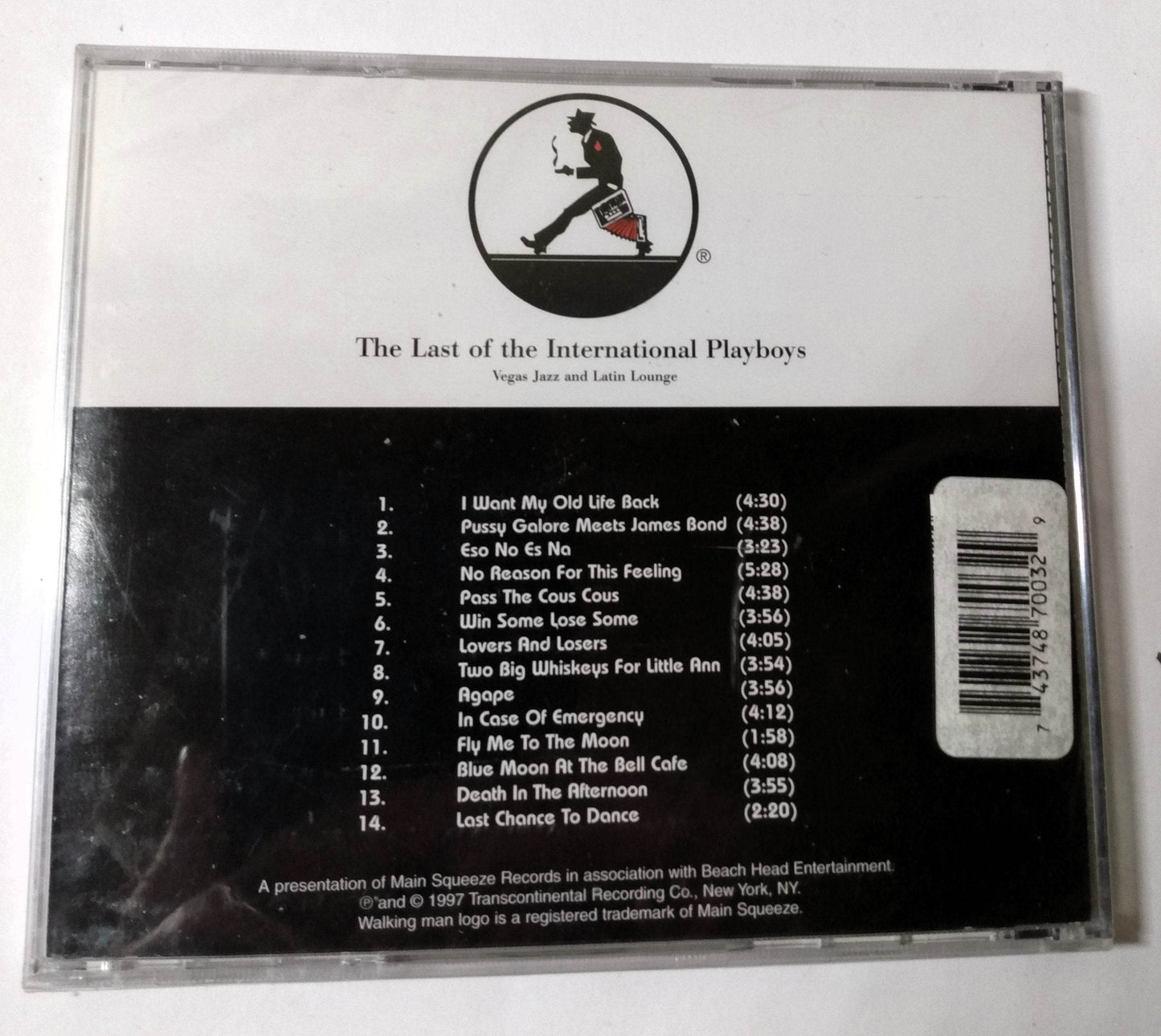 Last Of The International Playboys Latin Loung Vegas Jazz Album CD 1997 - TulipStuff