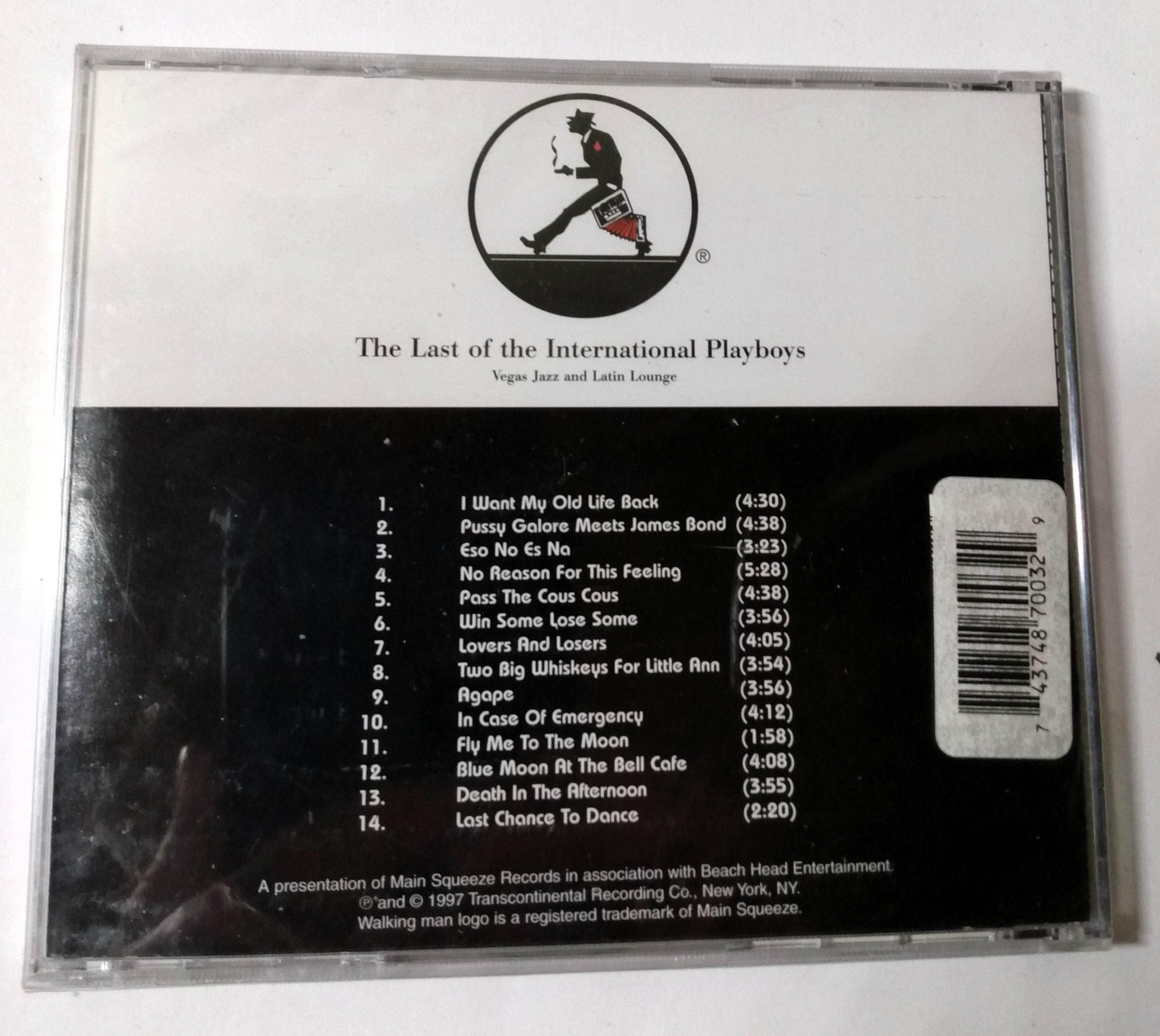 Last Of The International Playboys Latin Loung Vegas Jazz Album CD 1997 - TulipStuff