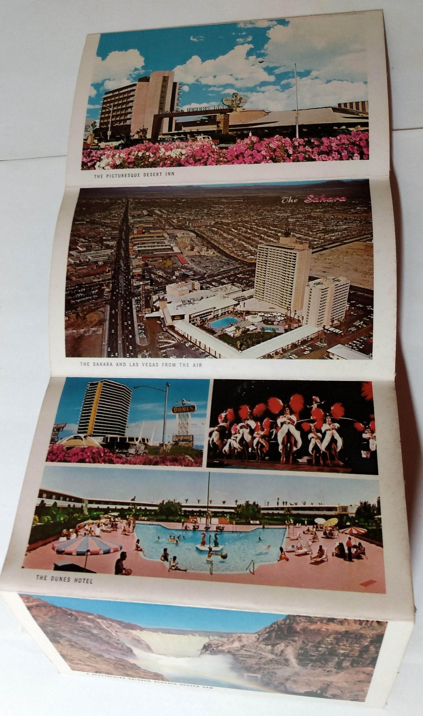 Greetings From The Fabulous Strip Las Vegas NV 1950's Postcard Booklet - TulipStuff