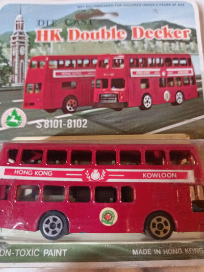 SM Tuf Toys S8102 Leyland Mark II Dennis Double Decker Bus HK Kowloon - TulipStuff