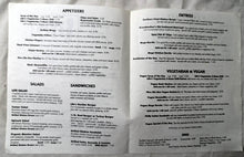 Load image into Gallery viewer, Life Cafe Ave B 10th St East Village NYC Restaurant Takeout Menu 2000's - TulipStuff