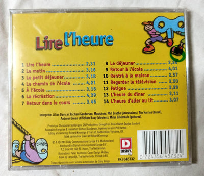 Lire L'Heure Learn Time Children's French Songs Disky 2001 - TulipStuff