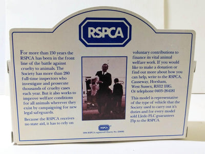 Lledo Promotional LP58032 RSPCA Inspector 1950 Morris Z Van - TulipStuff