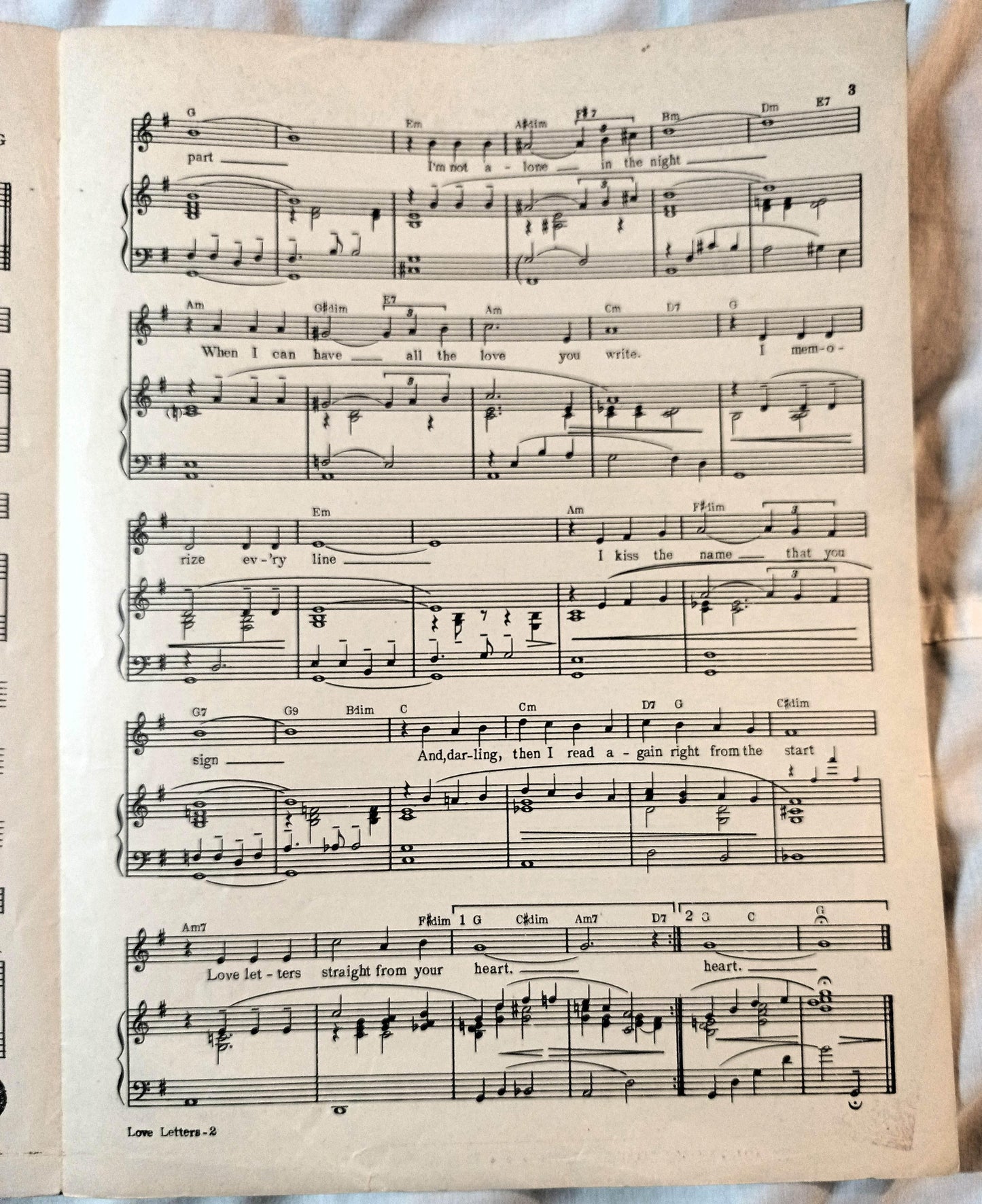 Love Letters Jennifer Jones Victor Young Sheet Ayn Rand Music 1945 - TulipStuff