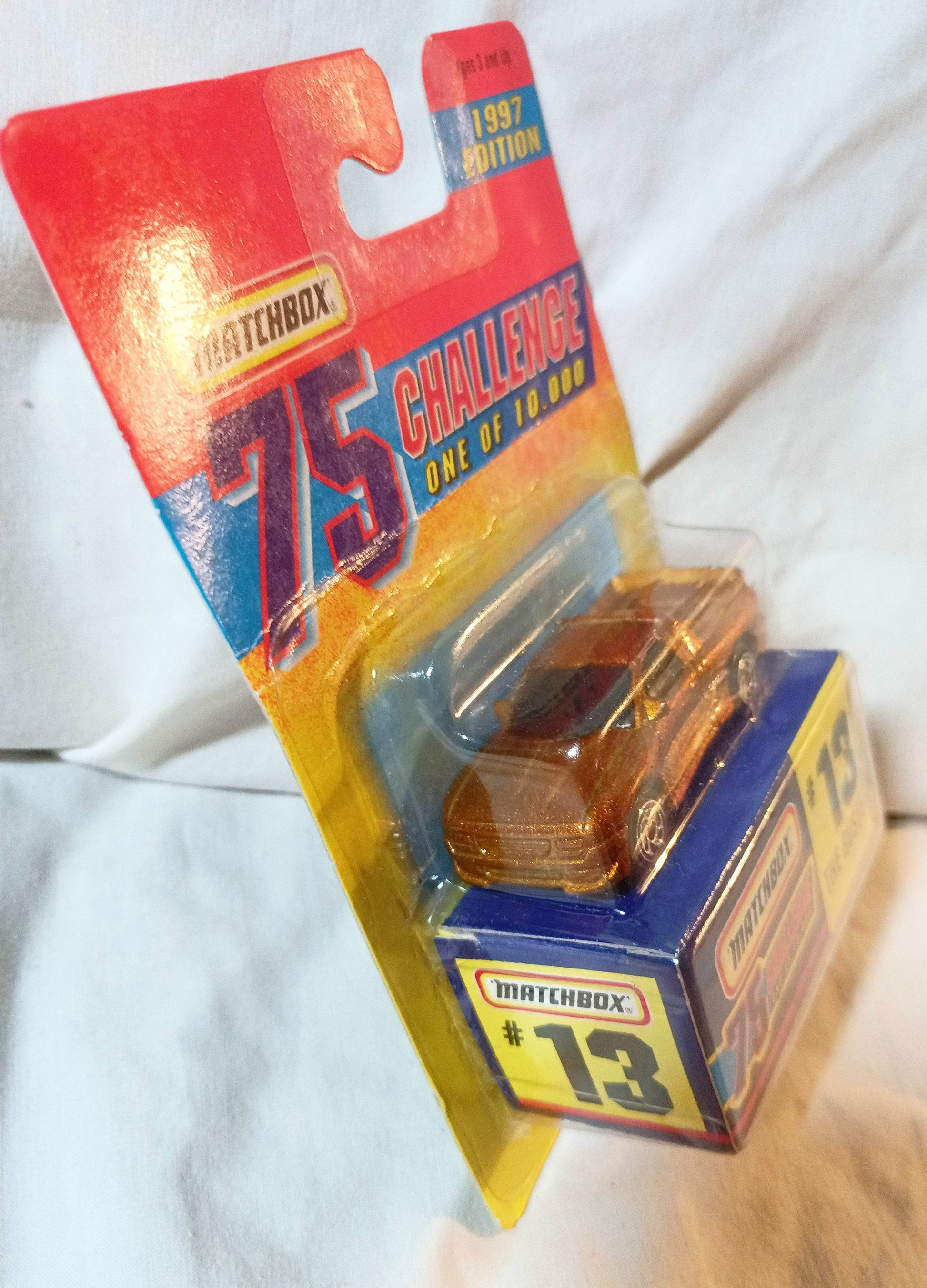 Matchbox 75 Challenge #13 The Buster Pickup Gold Limited Edition 1997 - TulipStuff