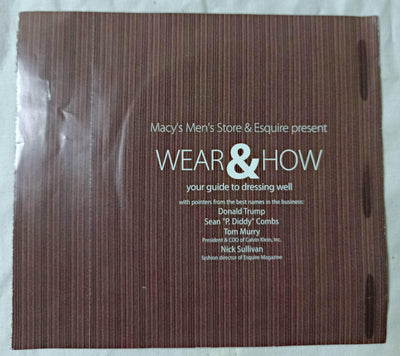 Macy's & Esquire Present Wear & How DVD 2005 Donald Trump P Diddy - TulipStuff