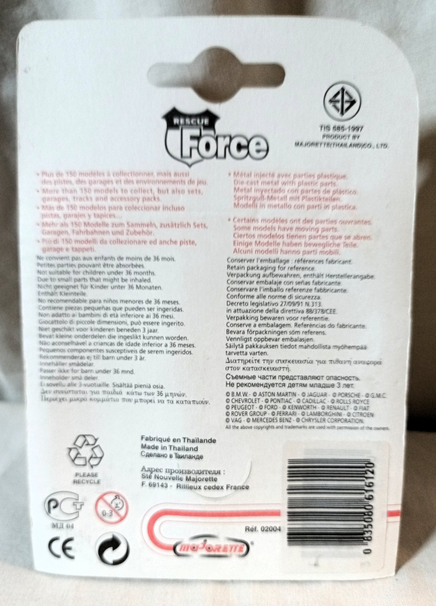 Majorette Rescue Force 270 Ford Econoline Ambulance 1998 - TulipStuff