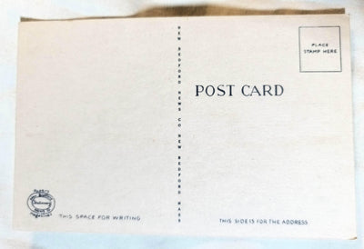 Martha's Vineyard Airport MA Northeast Airlines 1940s Linen Postcard - TulipStuff