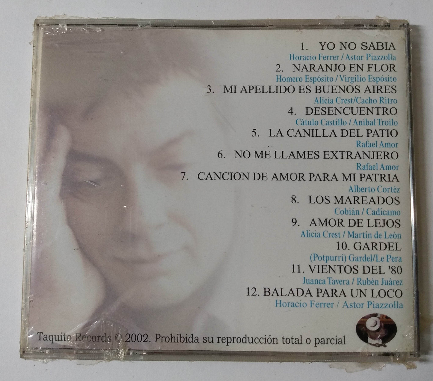 Martin De Leon EntreTangos Y Canciones Tango Album CD 2002 - TulipStuff