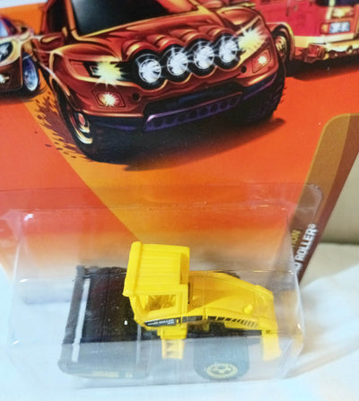 Matchbox #37 Road Roller Construction Series Yellow 2010 - TulipStuff