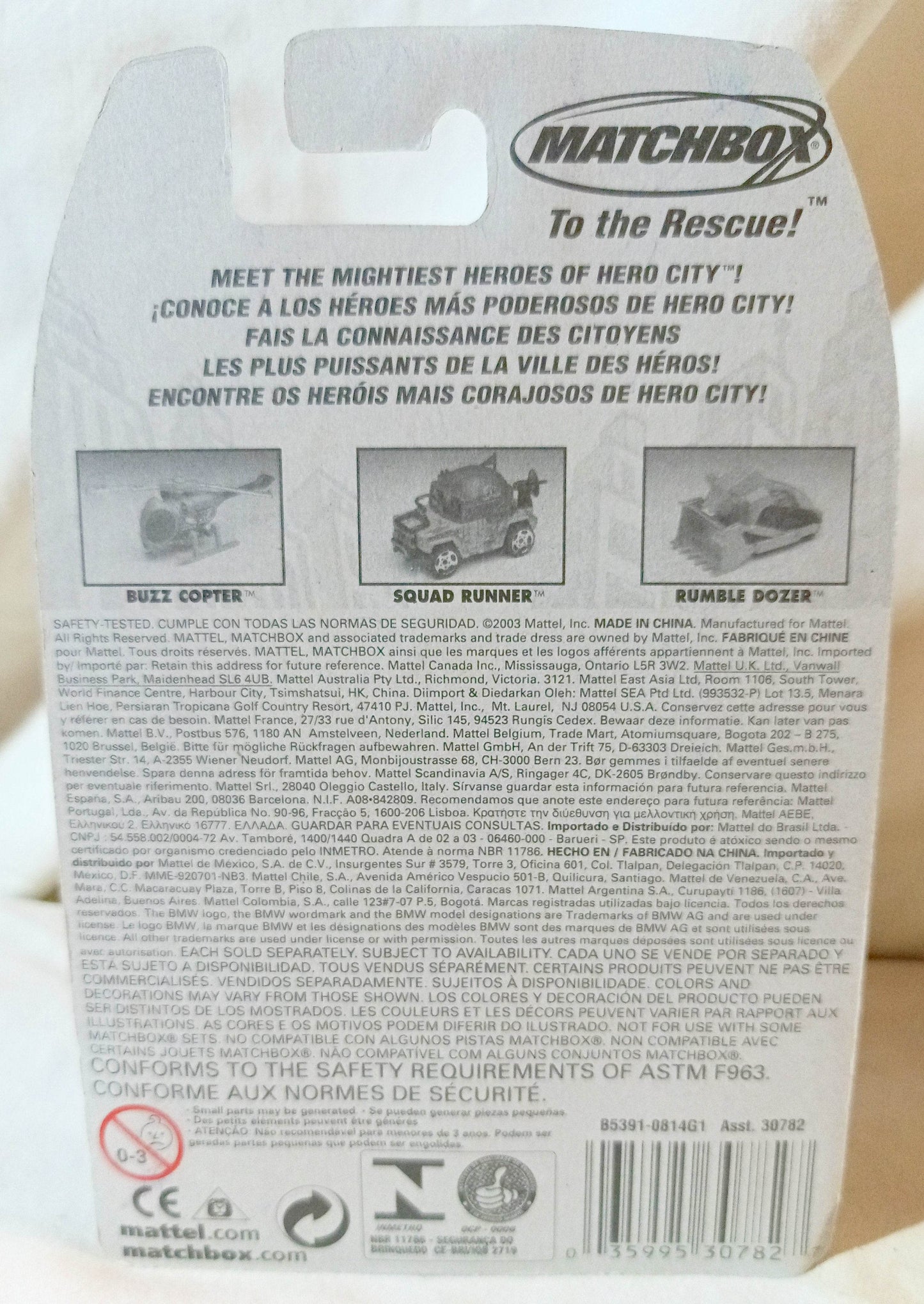 Matchbox #61 BMW Z4 Convertible Hero City Silver 2004 - TulipStuff