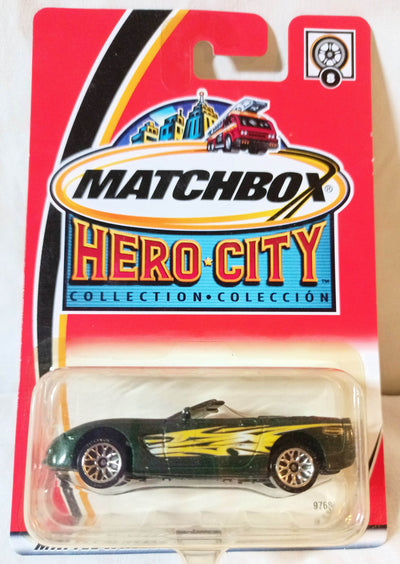 Matchbox #8 2000 Chevrolet Corvette Convertible Hero City 2003 - TulipStuff
