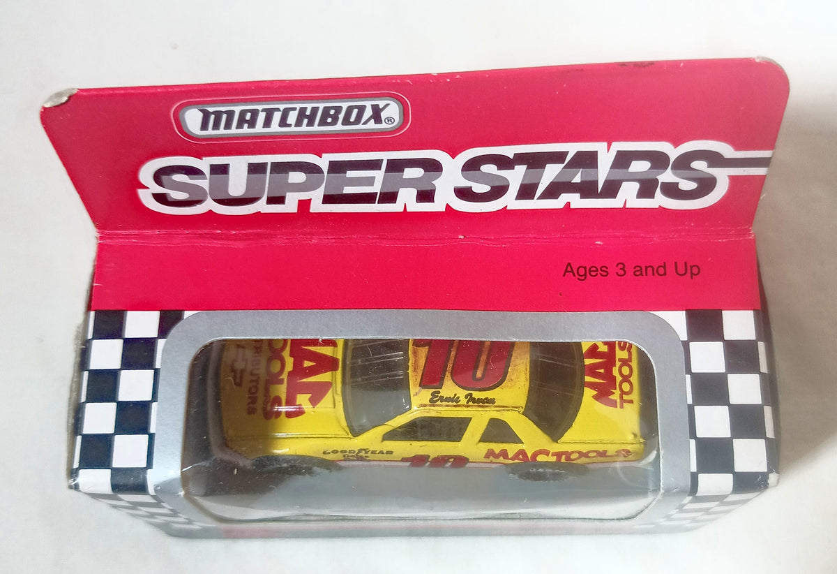 Matchbox Super Stars 1991 Ernie Irvan #10 MacTools Chevy Lumina ltd ed - TulipStuff