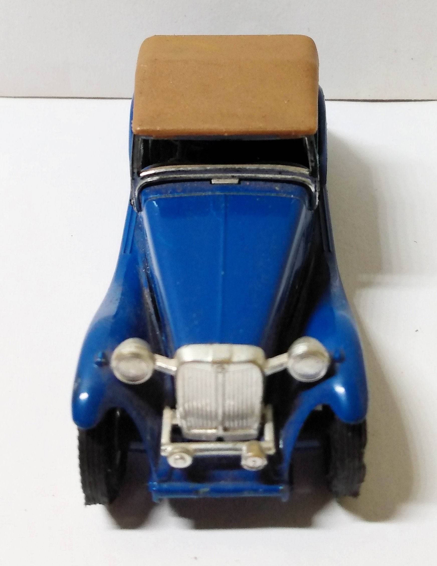 Lesney Matchbox Models of Yesteryear Y8 1945 MG TC black seats - TulipStuff