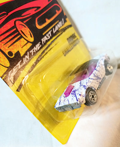 Matchbox 1 Dodge Challenger White Purple Superfast 1996 - TulipStuff