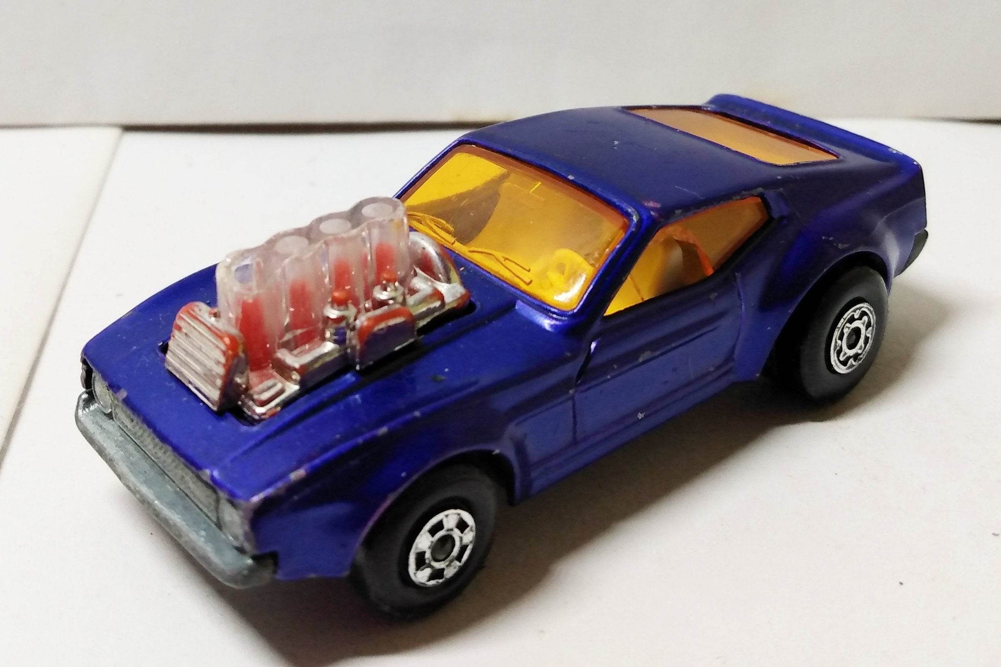 Lesney Matchbox 10 Mustang Rola-matics Piston Popper Superfast 1973 - TulipStuff
