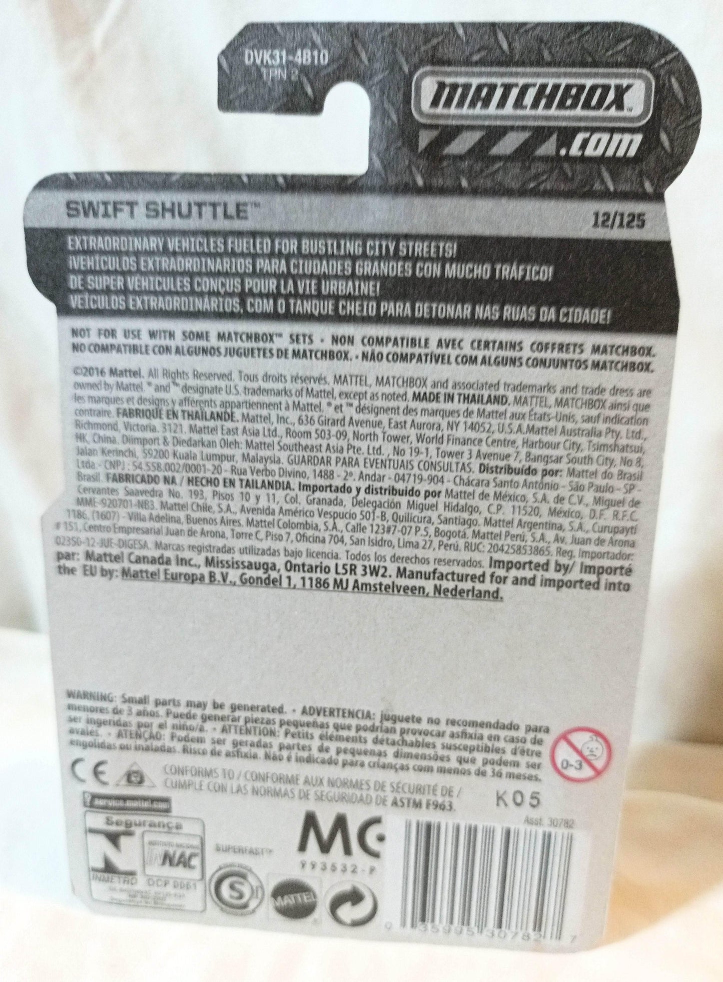 Matchbox #12 Swift Shuttle Airport Bus MBX Adventure City 2017 - TulipStuff