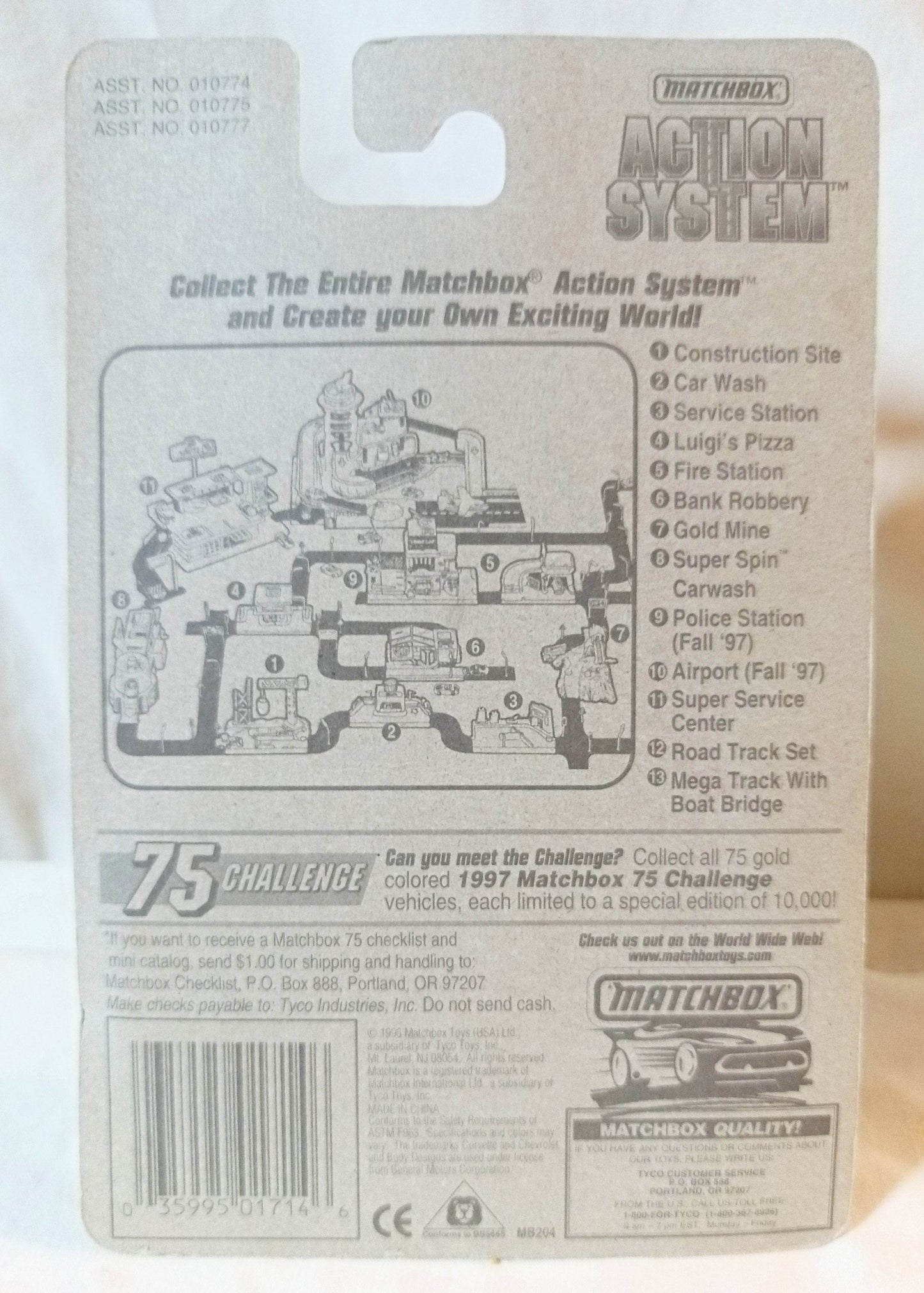 Matchbox #14 '87 Corvette Convertible Chevrolet Superfast 1997 - TulipStuff