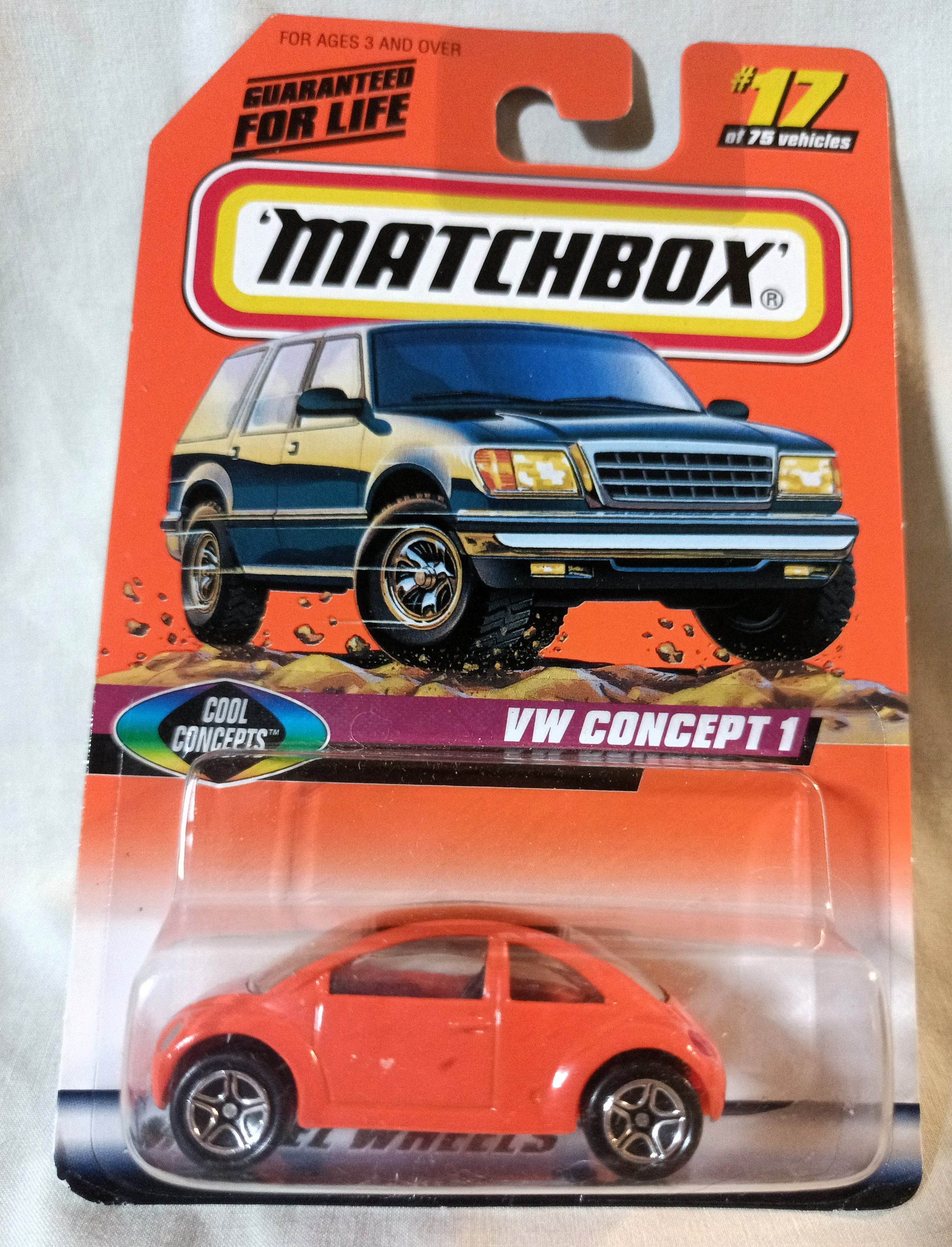 Matchbox #17 Volkswagen VW Concept 1 Cool Concepts Series 1998 - TulipStuff