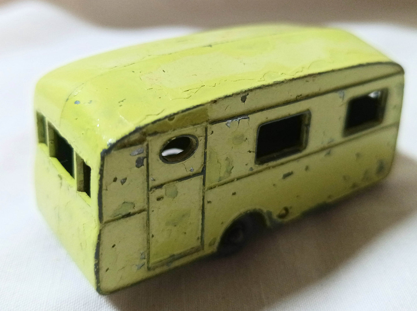Lesney Matchbox 23 Berkeley Cavalier Caravan Lime Green GPW 1957 - TulipStuff