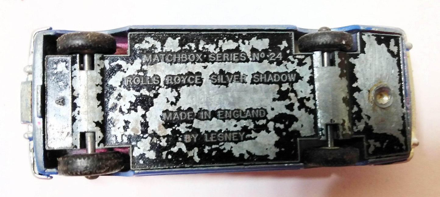 Lesney Matchbox #24 Rolls Royce Silver Shadow 1967 Custom Repaint - TulipStuff