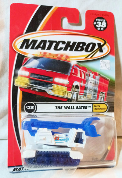 Matchbox 38 The Wall Eater Demolition Machine Earth Crunchers 2001 - TulipStuff