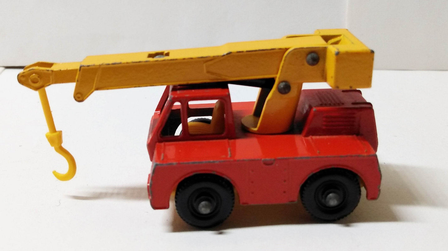 Lesney Matchbox 42 Iron Fairy Crane Construction Toy England 1969 - TulipStuff
