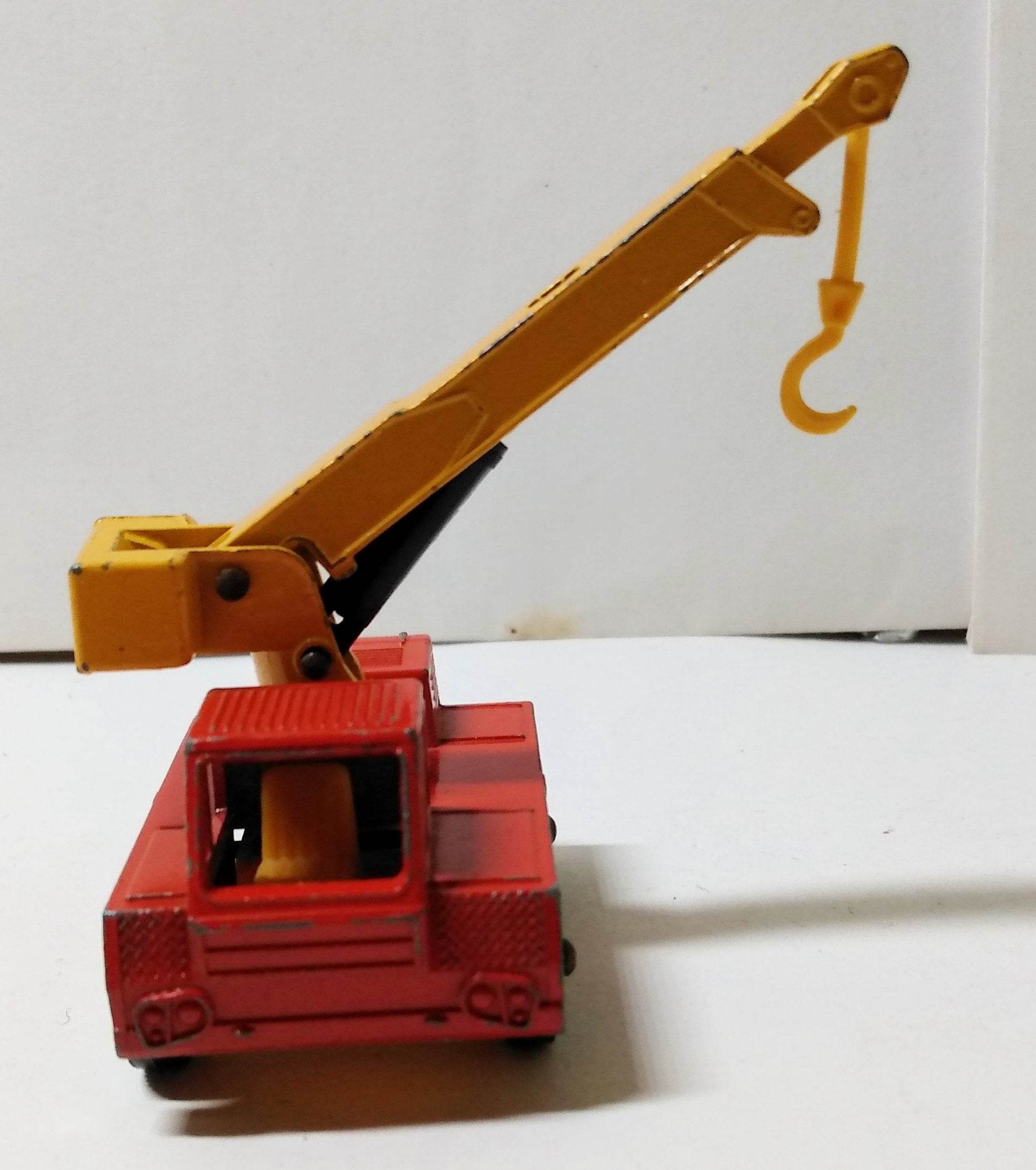 Lesney Matchbox 42 Iron Fairy Crane Construction Toy England 1969 - TulipStuff