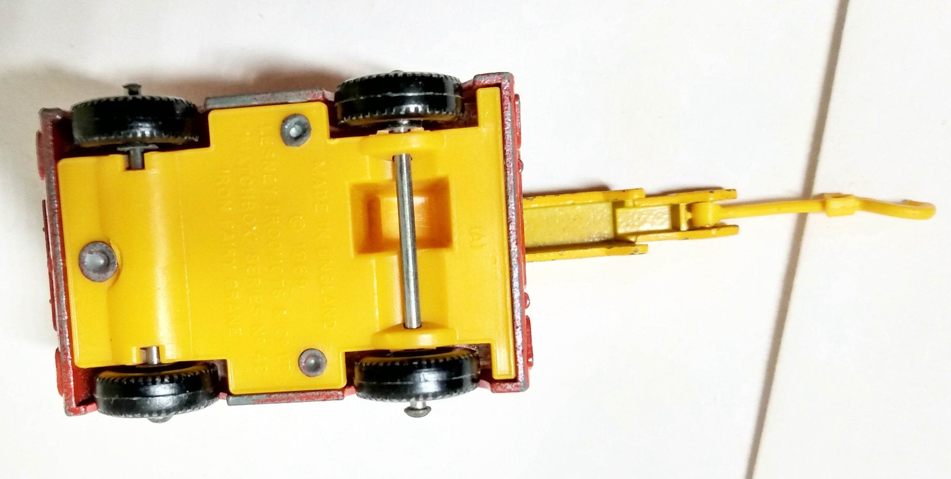 Lesney Matchbox 42 Iron Fairy Crane Construction Toy England 1969 - TulipStuff