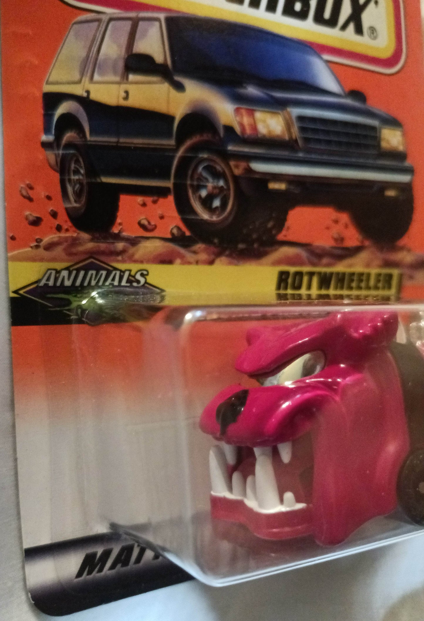 Matchbox 42 Rotwheeler Dog Concept Car Animals Series 1998 - TulipStuff