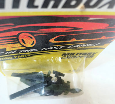 Matchbox 46 Military Chopper Mission Helicopter Olive Green 1996 - TulipStuff