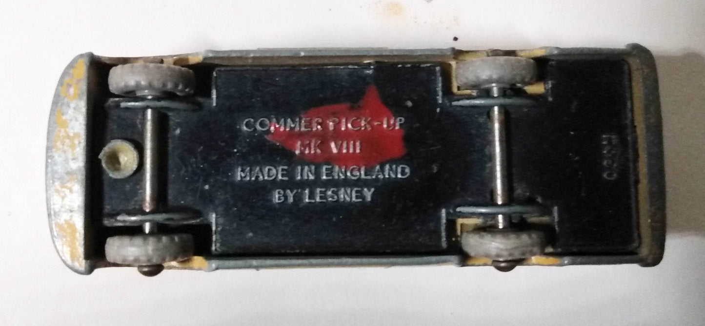 Lesney Matchbox 50 Commer Pickup Truck Mk VIII England 1958 - TulipStuff