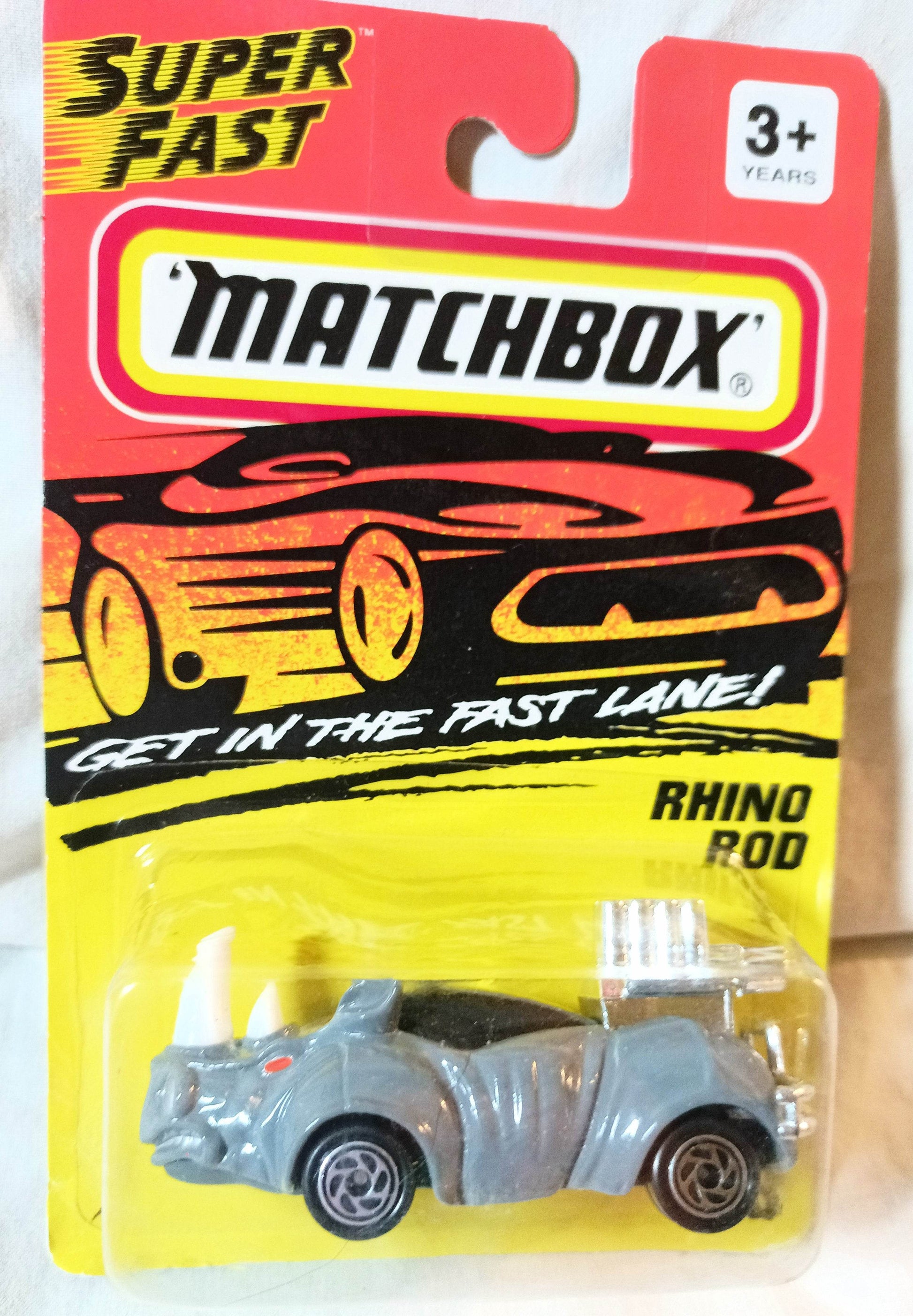 Matchbox 53 Rhino Rod Rhinoceros Animal Car 1994 - TulipStuff