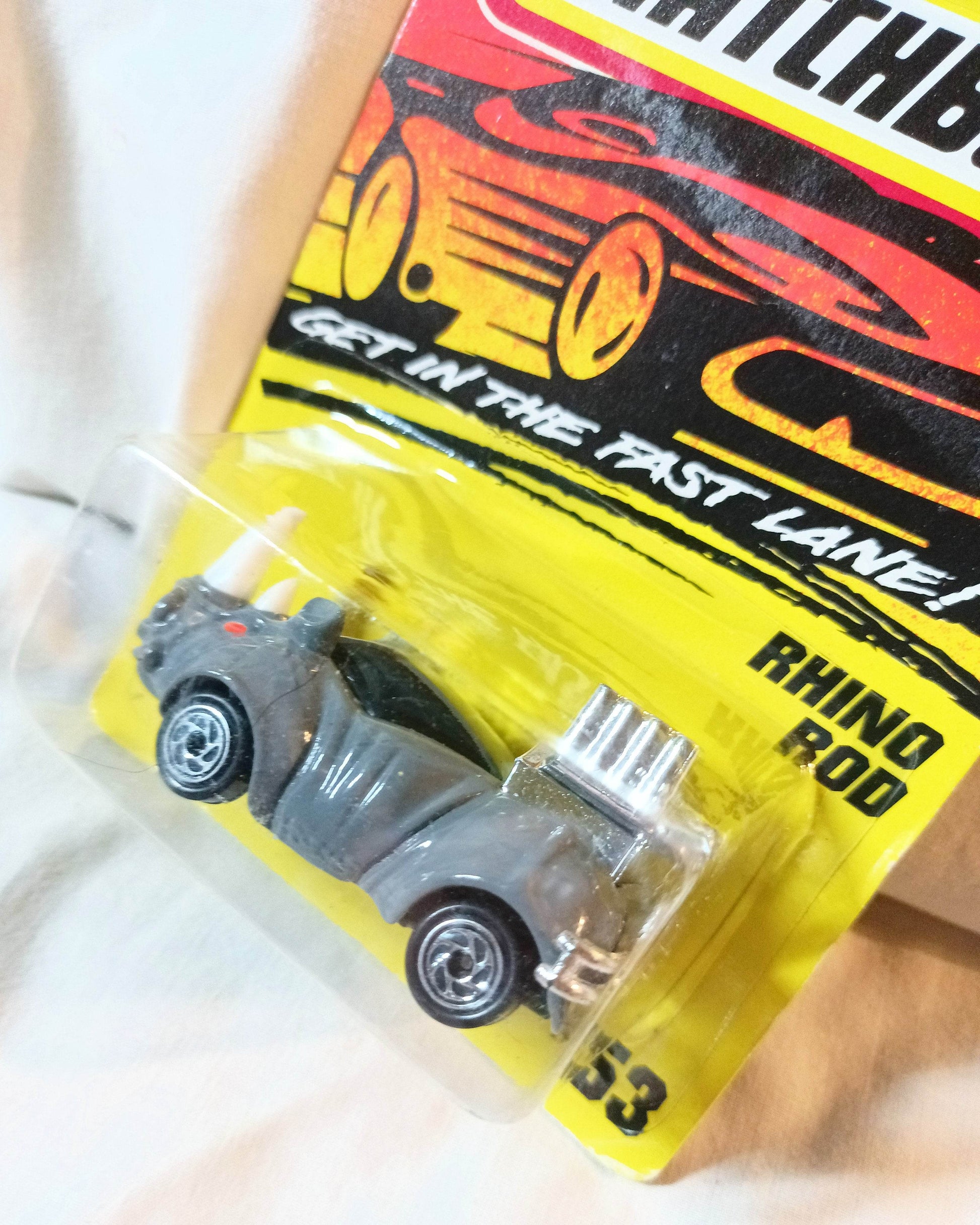 Matchbox 53 Rhino Rod Rhinoceros Animal Car 1994 - TulipStuff