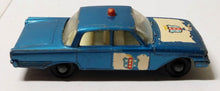Load image into Gallery viewer, Lesney Matchbox 55 Ford Fairlane Police Car England 1963 - TulipStuff