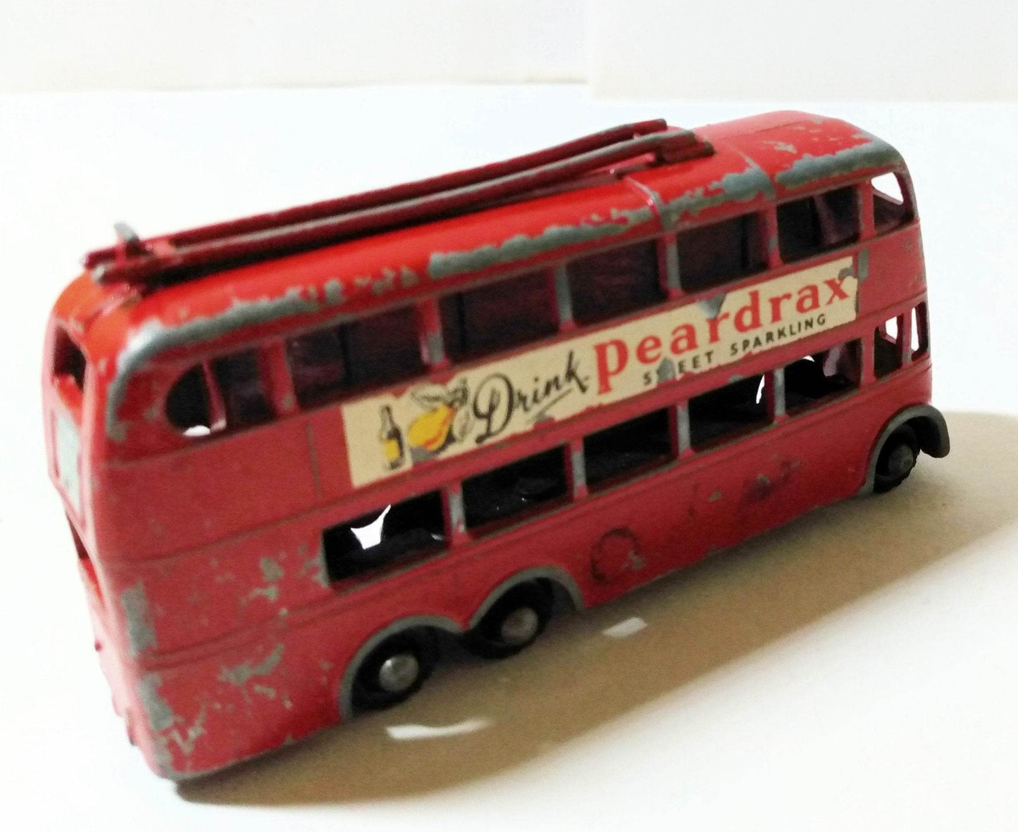 Lesney Matchbox 56 London Trolley Bus Peardrax England 1958 bpw - TulipStuff