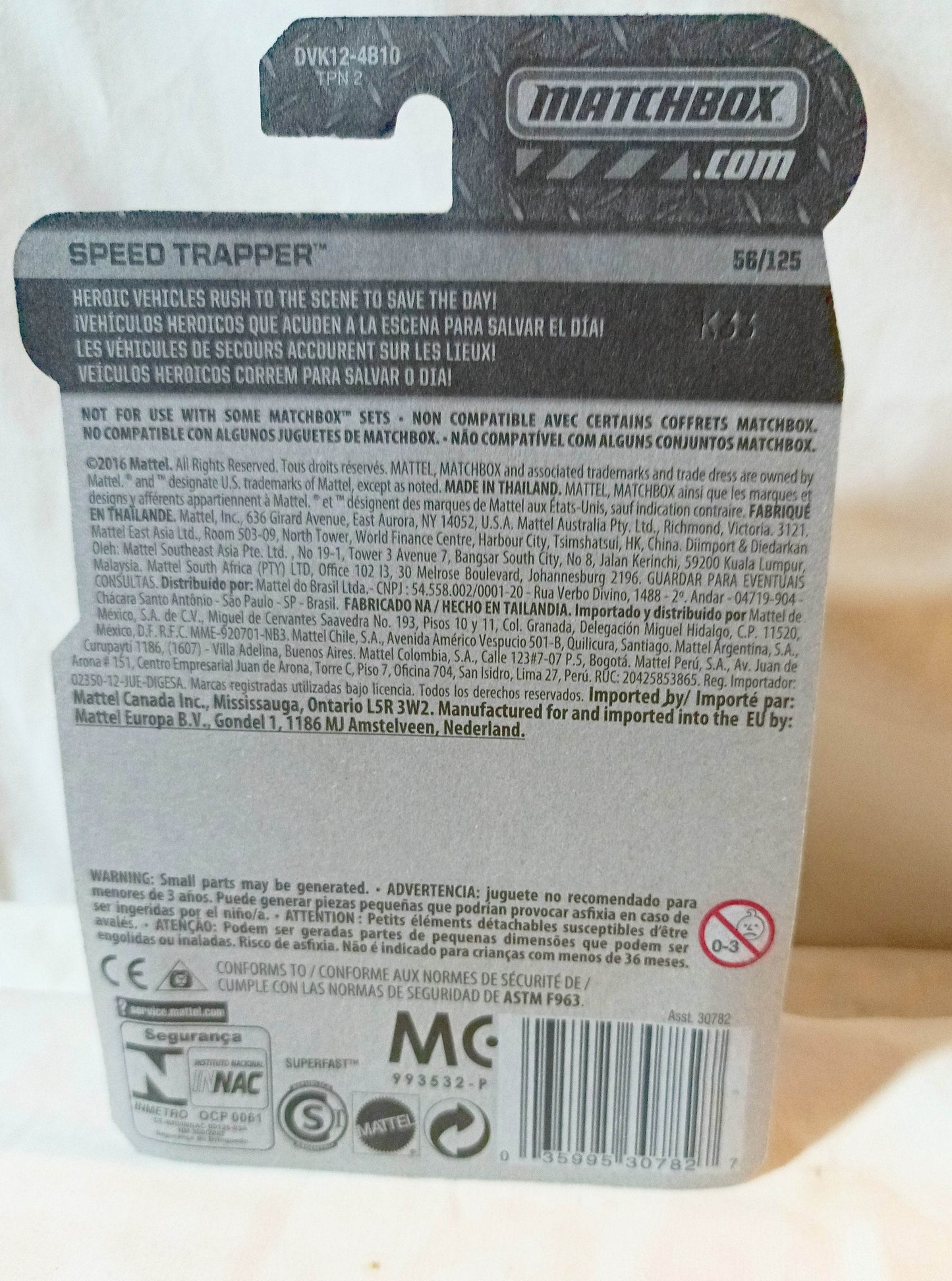 Matchbox #56 Speed Trapper Heroic Rescue Police Radar 2017 - TulipStuff