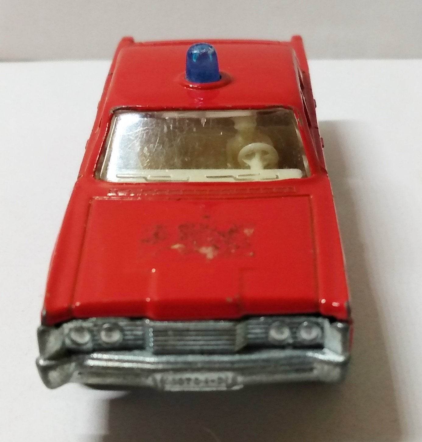 Lesney Matchbox 59 Mercury Parklane Fire Chief Car Superfast 1971 - TulipStuff