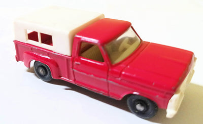 Lesney Matchbox 6 Ford Pick-up Truck England 1968 White Grille - TulipStuff