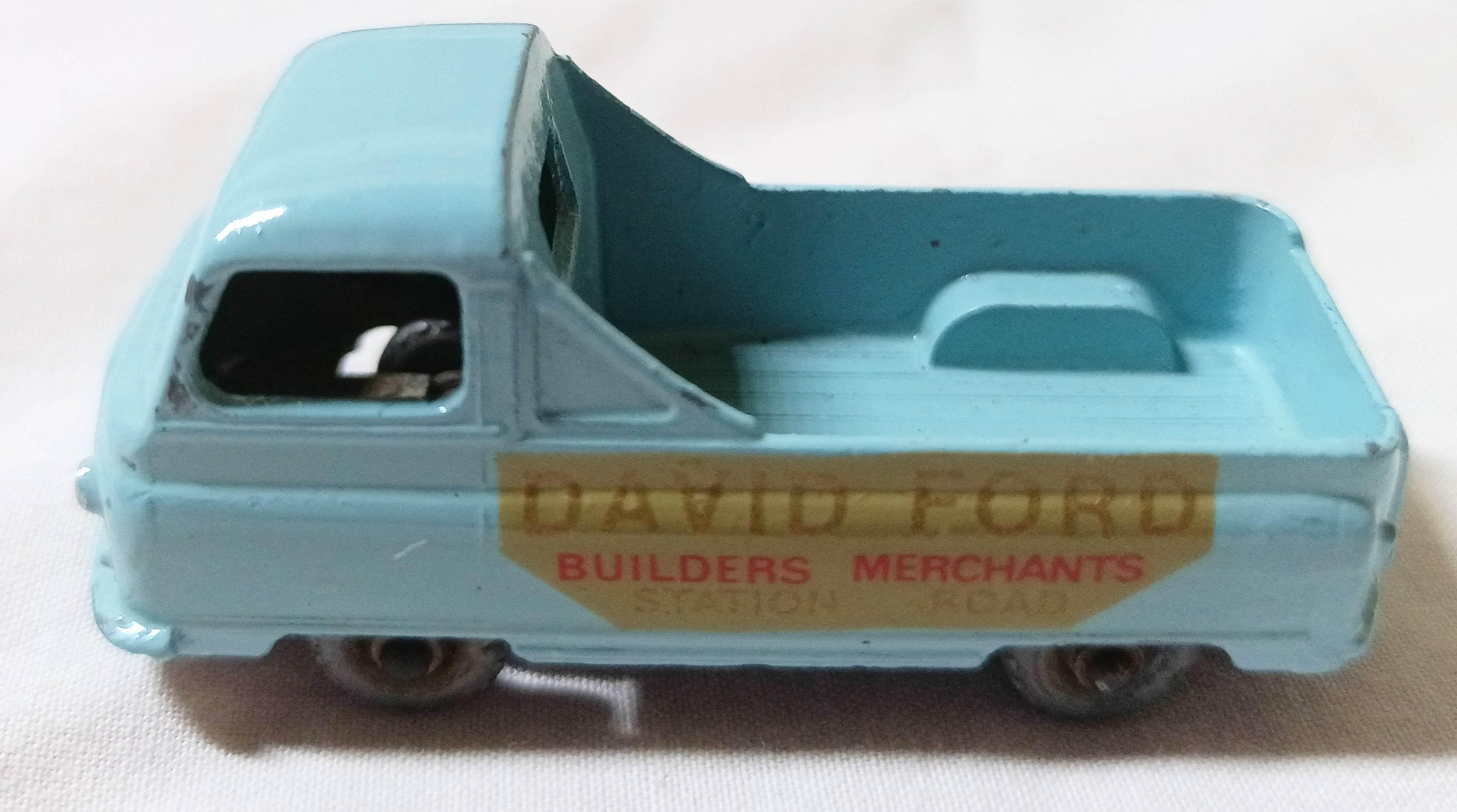 Lesney Matchbox 60 Morris J2 Pickup Truck David Ford Builders 1958