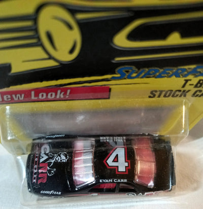 Matchbox #7 T-Bird Stock Car Evan Carr Auto Care Ford Thunderbird 1997 - TulipStuff
