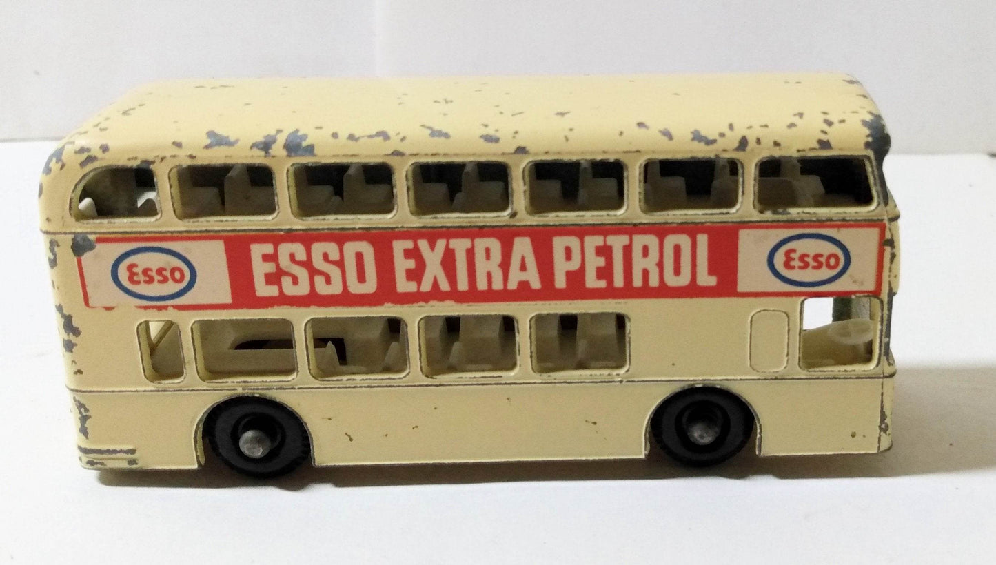 Lesney Matchbox 74 Daimler Fleetline London Bus Esso England 1966 - TulipStuff