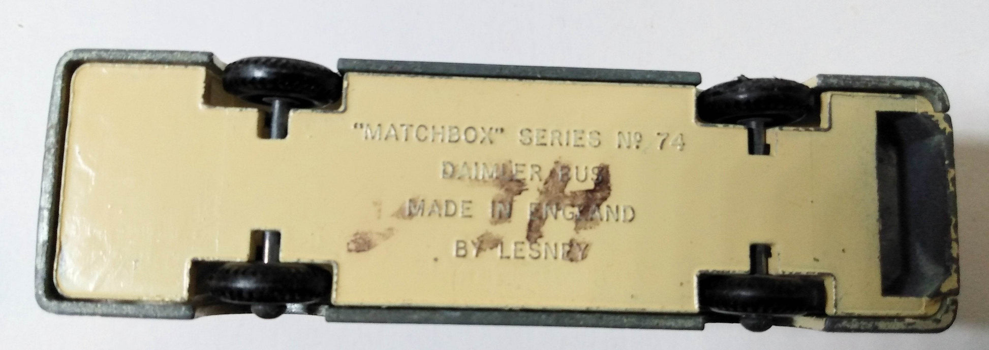 Lesney Matchbox 74 Daimler Fleetline London Bus Esso England 1966 - TulipStuff